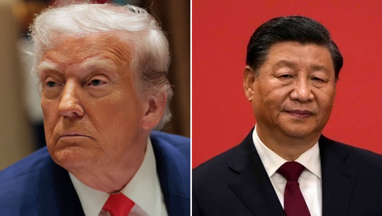 US President Donald Trump and China President Xi