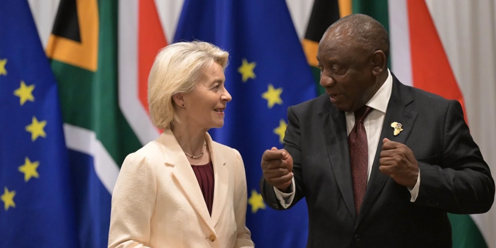 Ursula von der Leyen, Cyril Ramaphosa