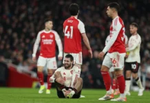 Arsenal held 0-0 by Liverpool to miss chance to pull 8 points clear in Premier League