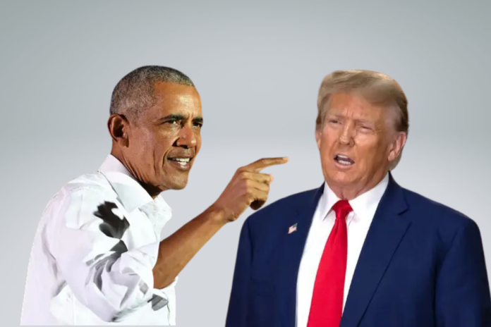 Barack Obama and Donald Trump