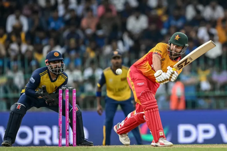 Zimbabwe stun hosts Sri Lanka to finish unbeaten in group stages