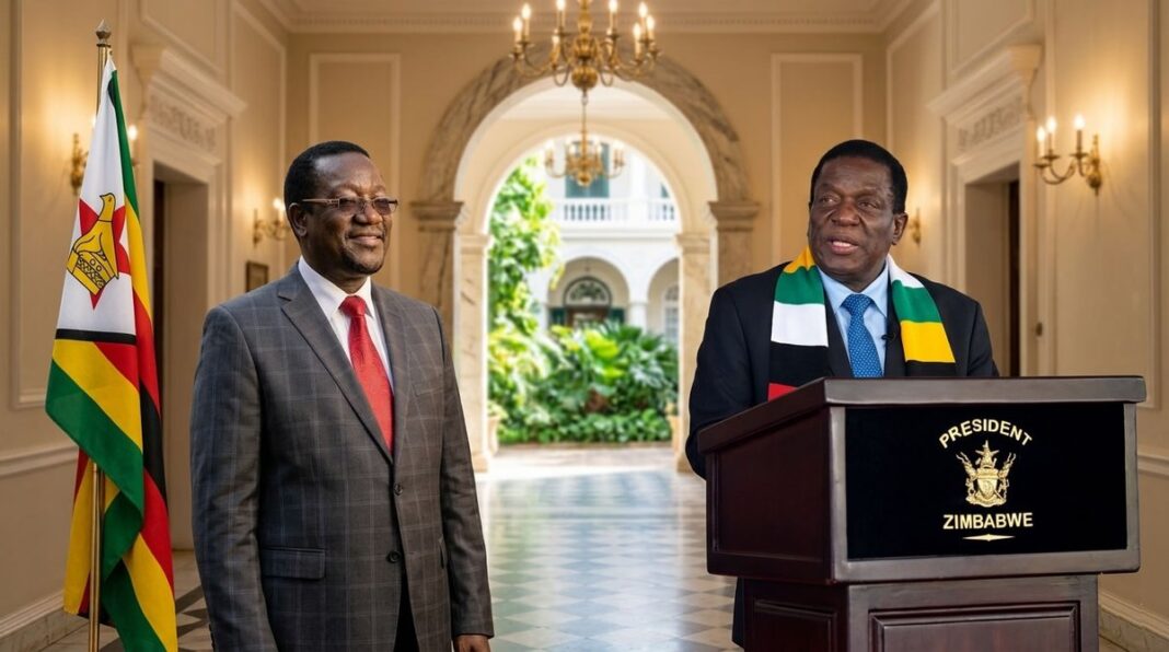 Fulton Mangwanya and Mnangagwa