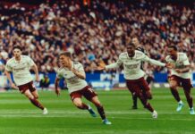 Late goal and dramatic VAR call help Arsenal stay in control of Premier League title race