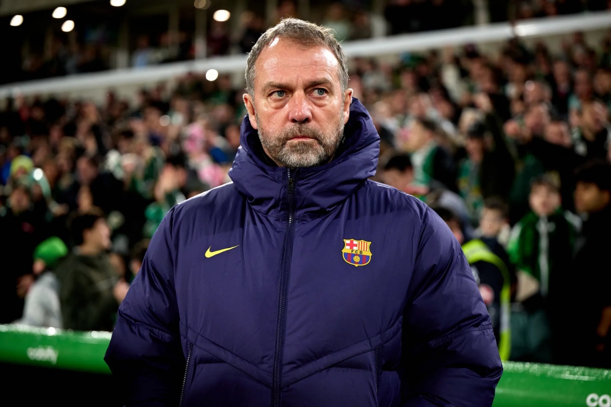 Barcelona coach Hansi Flick