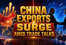 China says April exports jump 14.1% from a year ago ahead of Trump-Xi summit