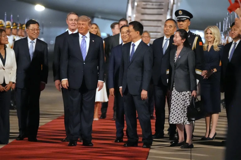 US and China seek to repair damage from tariff war that sent trade into a freefall