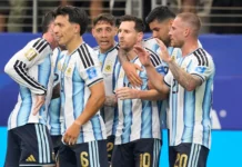 Messi sets World Cup scoring record as defending champion Argentina advances to knockout stage