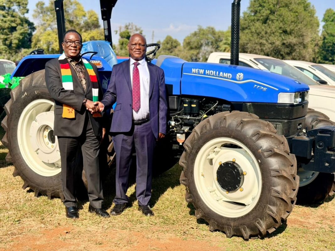 Mnangagwa donation of farm equipment to ex-chief justice raises stink Mnangagwa donation of farm equipment to ex-chief justice raises stink