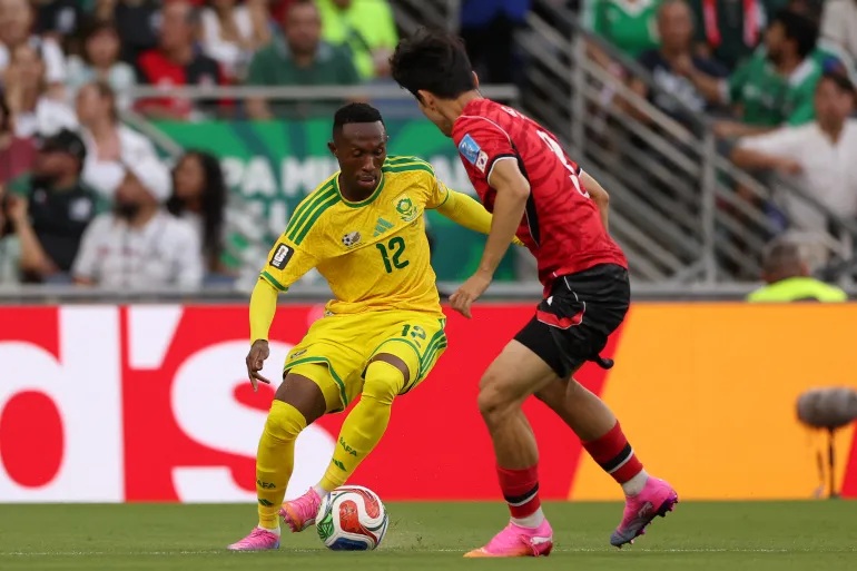 South Africa stun South Korea to reach World Cup knockouts for the first time South Africa stun South Korea to reach World Cup knockouts for the first time