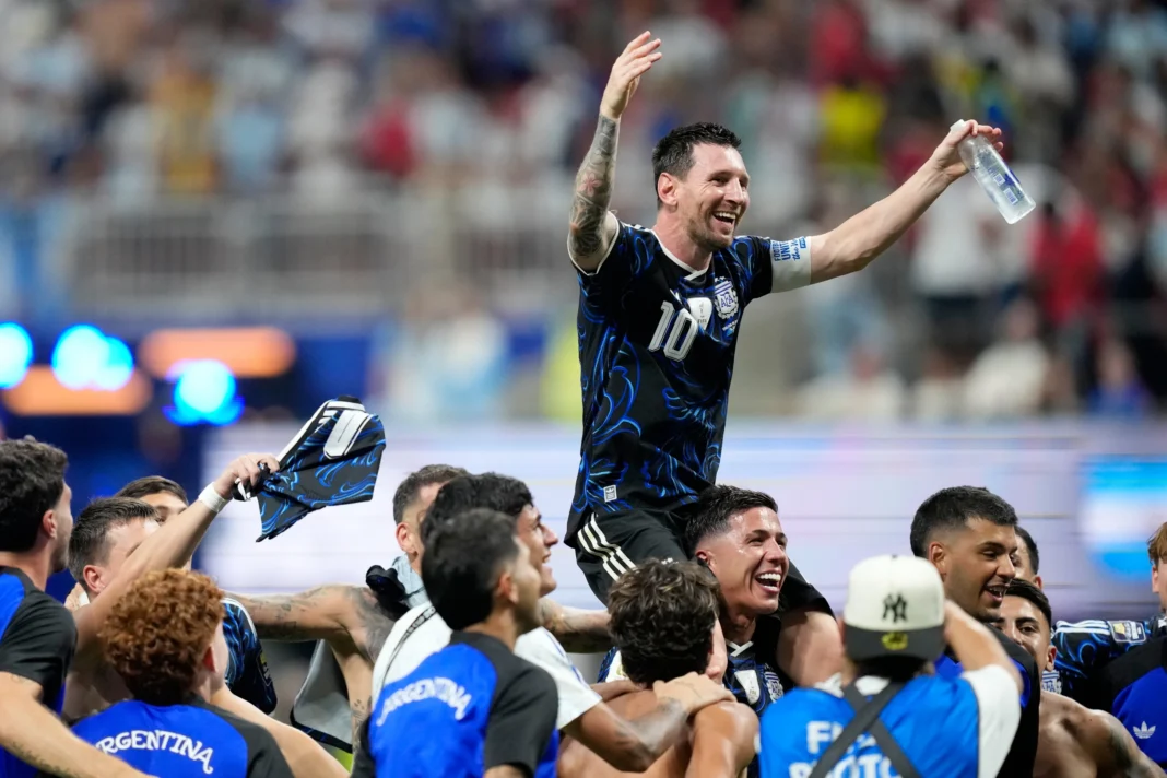 Defending champion Argentina reaches World Cup final by beating England 2-1 Defending champion Argentina reaches World Cup final by beating England 2-1
