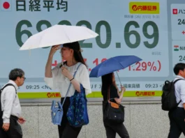 World shares are mixed and Brent crude is higher after worries over stagflation pull US stocks lower