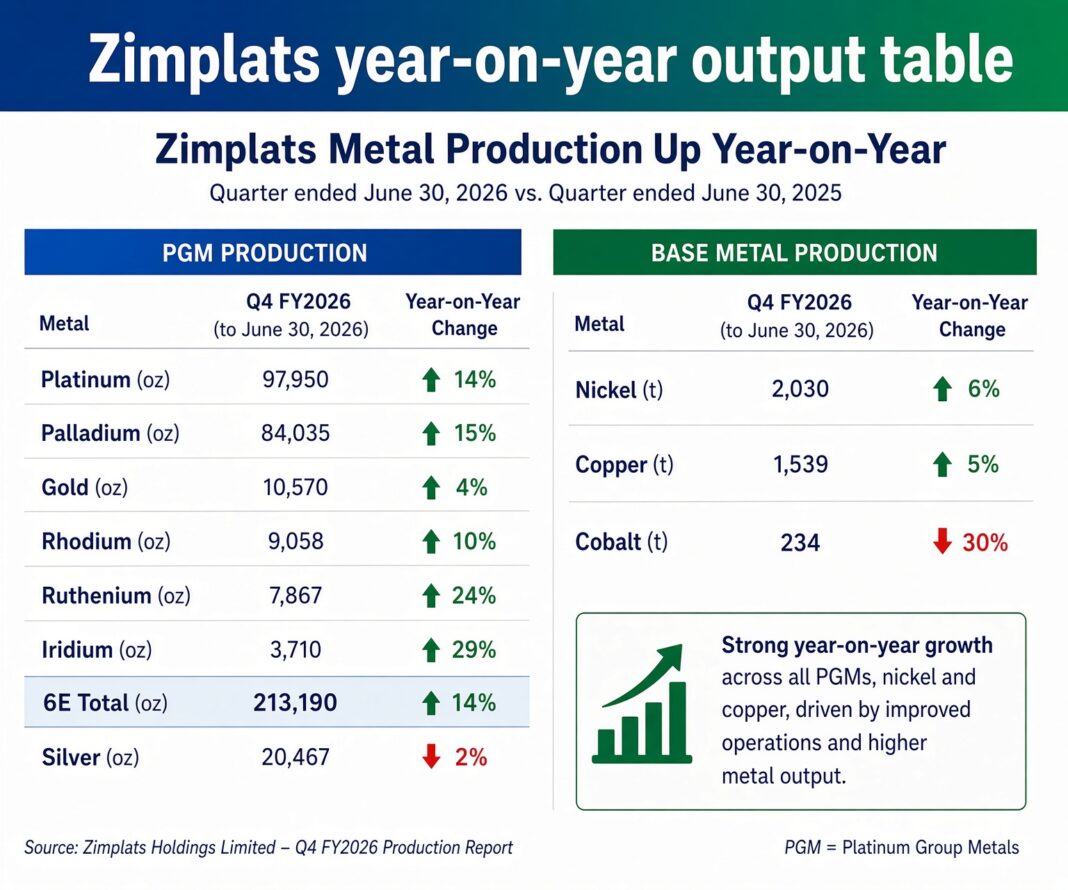 Zimplats delivers broad-based production growth as Great Dyke operations strengthen Zimplats delivers broad-based production growth as Great Dyke operations strengthen