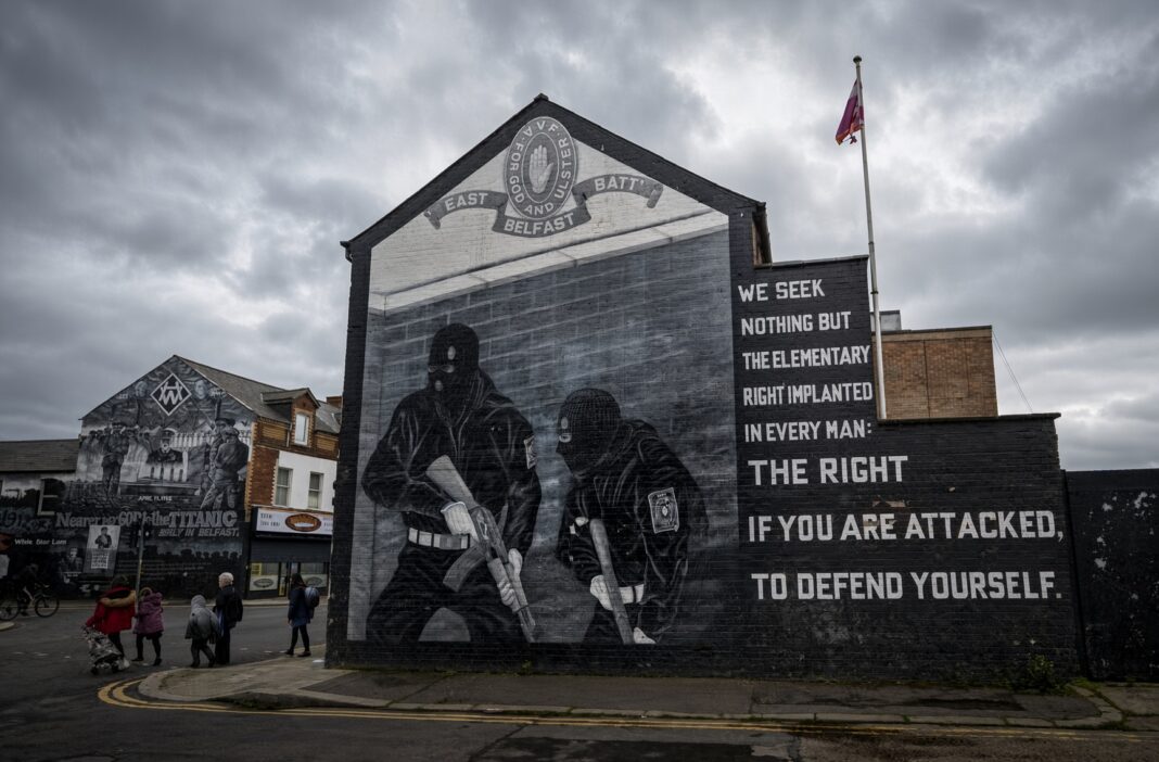 East Belfast UVF mural